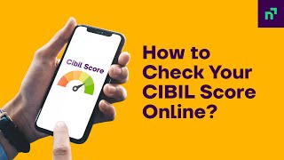 How to Check Your CIBIL Score Online  NAVI [upl. by Nirrol307]